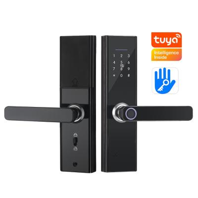 China High Security WiFi App Digital Door Lock Durable Smart Electronic Fingerprint Keypad Smart Door Lock for sale