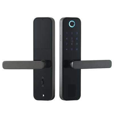 China Other Security APP Biometric Fingerprint Door Lock WiFi Smart Card Digital Code Fingerprint Smart Door Lock for sale