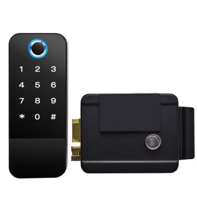 China Other Waterproof Smart Electric Smart Keyless Fingerprint Door Lock Digital APP Wifi Smart Door Lock for sale