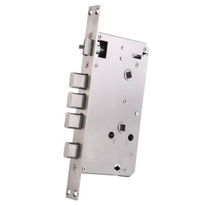 China Stainless Steel EN 60*68 Door Lock Body Customization Smart Lock Body Lock Mortise for sale