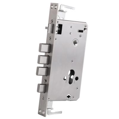 China Europe Stainless Customization Smart Door Lock EN 60*68 Stainless Steel Door Lock Mortise Lock Body for sale