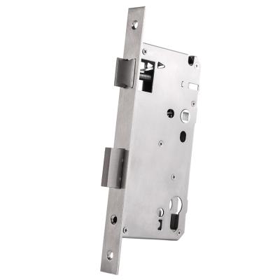 China EN 70*85 Customization Stainless Steel Lock Body Smart Steel Door Lock Europe Mortise for sale