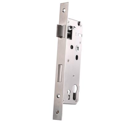 China EN 35*85 Customization Stainless Steel Lock Body Smart Steel Door Lock Europe Mortise for sale