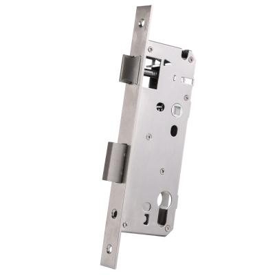 China EN 50*85 Customization Stainless Steel Lock Body Smart Steel Door Lock Europe Mortise for sale