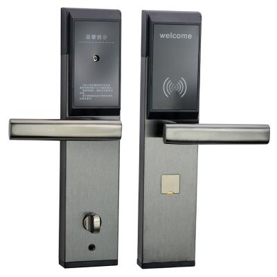 China New Durable High Security Hotel Smart Key Card Lock,Electronic Keyless Hotel Smart Key Card Door Lock System for sale