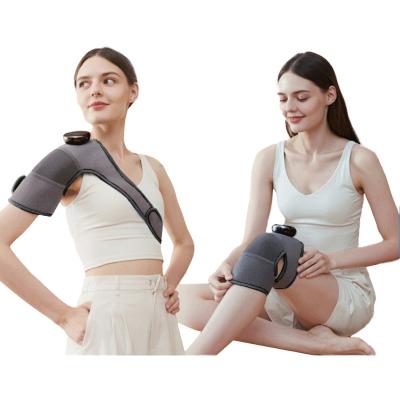 China 2023 Wholesale New Fashion Touch Screen USB Electric Knee Massage Knee Pads Thermal Knee Massager With Heat for sale