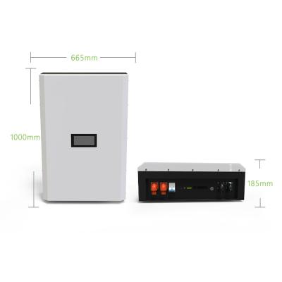 China Toys Household Lifepo4 5kw Batteries 100ah 48v Wall Mounted Power Battery Holder Off Grid Energy Storage Battery for sale