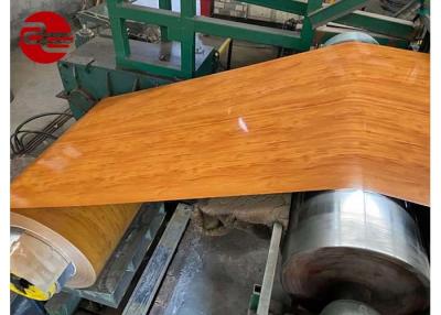 Cina Il grano di legno ha stampato il colore d'acciaio della bobina di PPGI ha ricoperto la larghezza di 1250mm in vendita