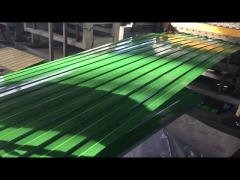 SGCC GI Corrugated Colour Coated Roofing Sheets JIS G3302