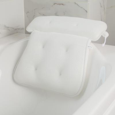 China Sustainable Bath Pillow 3d Bathtub Pillow Luxury Spa Bath Pillow For Tub for sale