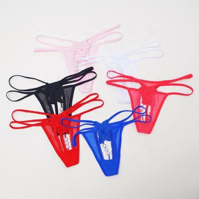 China Hot Selling Womens V Shape Low Rise Breathable Black Color Sexy Multicolor Mature Girls Panties Briefs for sale