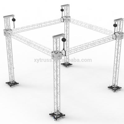 China Events Silver Color Sight Pin Bolt Truss Aluminum Structure For Wedding Stage Lights Exhibition Trade Show for sale