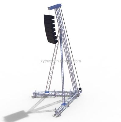 China 6082-T6 Aluminum Line Row Rack Crank Lift Tower Cat Speaker Truss Bridge for sale