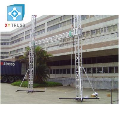 China 6082-T6 Aluminum Loudspeaker Truss Aluminum Blanking Aluminum Tower for sale