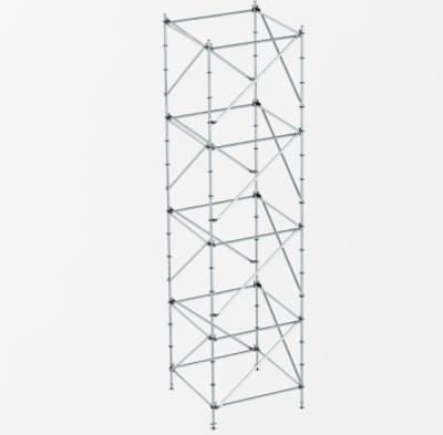 China Galvanized Outdoor Line Array Tube 48mm 8m Loudspeaker Truss for sale