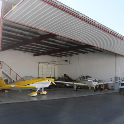 China Q345 Prefab Airplane Hangar Pre Engineered Prefabricated Aircraft Hangars for sale