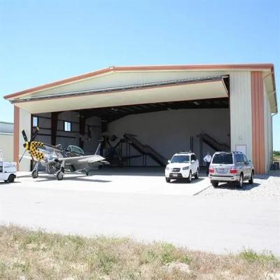 China Q235B Structurele stalen hangers Brandbestendige geprefabriceerde hangars Te koop