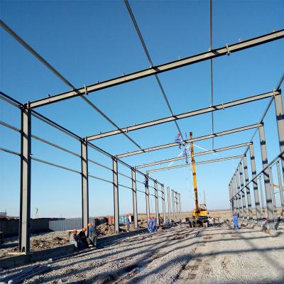 China CE-Struktur Stahlhanger Portalrahmen Vormaschinenbau Stahlkonstruktion Hangar zu verkaufen