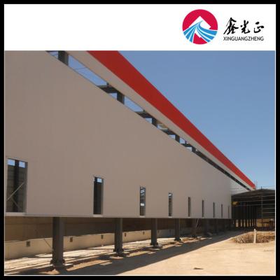 China Epoxy-Rich Zink Primer Fertigprefab Warehouse mit H Stahl Haupt Stahlrahmen zu verkaufen