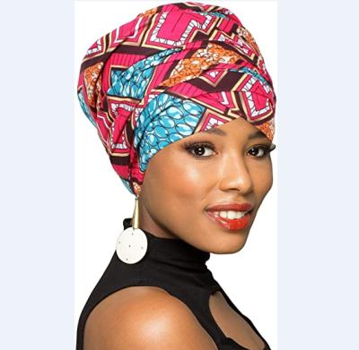 China Cozy Feeling in the Headscarf African Bohemian Turbans Headwrap Long Hair Wrap Shawl Turbans Muslim Turban Headscarf Wrap for sale