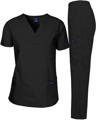 China Comfortable dropshipping lowest MOQ scrubs medical uniform women and man high quality nurse hospital uniforms blanco for sale