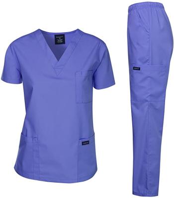 China Dropshipping Wholesale Comfortable Nursing Uniform Sets Breathable Medical Scrubs Nurses Uniform for sale