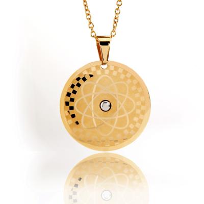 China High Grade Stainless Steel Quantum Pendant Japan Technology With Various Energy Stones for sale