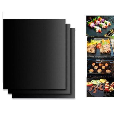 China Factory supply dustproof grill 0.20mm thickness 40*33cm outdoor non-stick barbecue grill mat for barbecue for sale