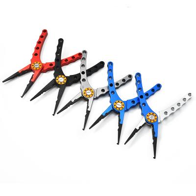 China Popular Wholesale Aluminum Fishing Equipment Fishing Tools Multifunctional Cheap Fishing Pliers for sale