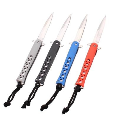 China Swivel Wholesale Stainless Steel Camping Mini Pocket Fruit Foldable Folding Open Outdoor Knife for sale