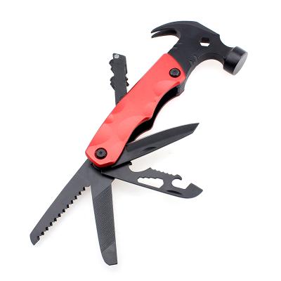 China Mini Multifunction Nail Hammer Tool Multifunction Wood Handle Portable Camping Hammer Small for sale