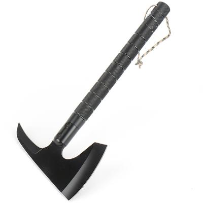 China Stocked Unrated High Quality Black Outdoor Combat Tomahawk Select Tactical Survival Ax Military Hatchet for sale