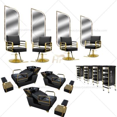 China Modern Affordable Barber Salon Furniture Set HP2022C2 for sale