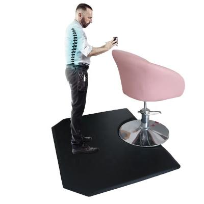 China New PVC PU Anti-fatigue Barber Shop Chair Floor Salon Anti-Slip Mat HP-SM005 for sale