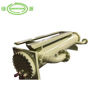 China Industry Sprial Water Cooled Baffle Evaporator Cooling Shell Tube Heat Exchanger With Industrial Carbon Steel Shell Material for sale