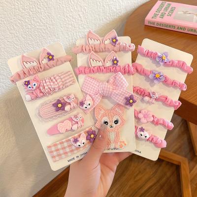 China Lingna Children's Hair Rope Senior Children's Hair Rope Ring Hair Accessories Cute Hair Rope Hairpin Cute Cartoon Lovely Cute Hairpin Wholesale Soft for sale