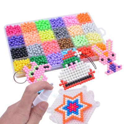 China DIY Kids Popular Gift 5mm Perler Beads Hama Beads Kids 3d DIY Creative Handmade Craft Toy Bulked Ironing Beads Fuse for sale