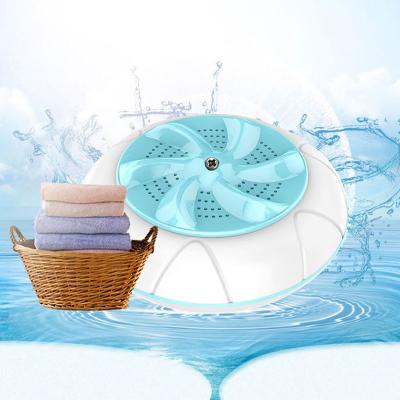 China Hotel high quality cheap semi-automatic mini portable ultrasonic washing machine for socks underwear for sale