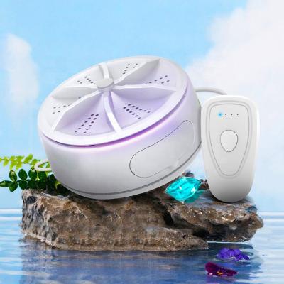 China Portable Mini Hot Sell OEM Custom Low Freight Laundry USB Powered Mini Portable Washing Machine With Blue Light Four Bacteriostasis for sale