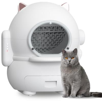 China High Quality Automatic Cat Litter Box Angel Shield Factory Multifunctional Viable Self-Cleaning Cat Toilet Outlet for sale