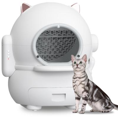 China New Release 2022 Cat Litter Box Infrared Stripe Modern Sterilization Deodorizer Self Cleaning Automatic Cat Litter Box for sale