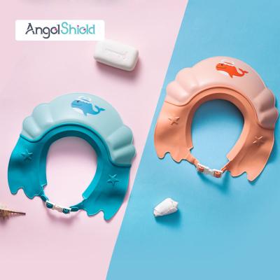 China Angel Shield Hot Sale Pig Baby Shower Hats Viable Cute Shower Hat Bathing For Kids for sale