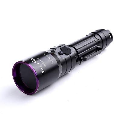 China Tank007 High Power USB NDT Industrial Flashlight 365 Nanometer Blacklight Rechargeable Instant Light Torch 365nm LED UV Flashlights for sale