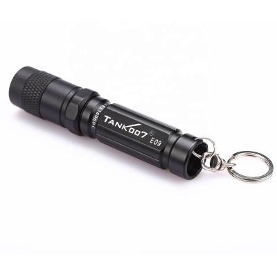 China Small Torch Emergency Tank007 EDC Mini Torch Key Chain Flashlight Waterproof Flashlight Aluminum Super Bright Pocket Keychain Led Flashlight for sale