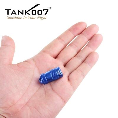 China Newest Arrival Camping Tank007 E15 AI 2019 Christmas Gift Waterproof Mini Key Chain Light Torch Key Chain Flashlight for sale