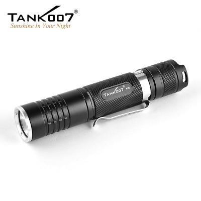 China Tank007 K9 production logo printing 700lumens xm industrial quick inspection l2 torch light emergency flashlight for sale