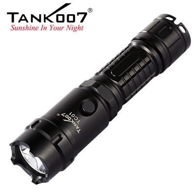 China TANK007 TC01 Industrial Custom Powerful Heavy Duty Military Grade Led Rechargeable Torch Light for sale