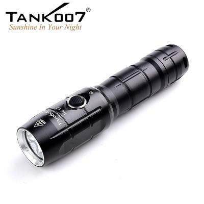 China Wholesale t6 rechargeable high power Tank007 UC17 USB rechargeable led personal defense led flashlight usb torch for sale