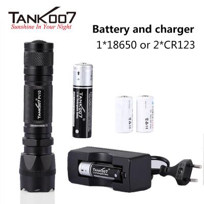 China Customized Security Rechargeable Flashlight Camping Self Defense Army Led 1000 Lumen Instant Light Military Tactical Torch for sale