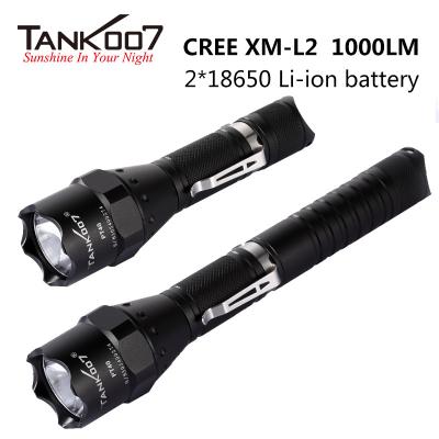 China High Power Led Flashlight Mini Bright OEM With Gun Clip Led Distance High Defensive Blow Beam Flashlight 500m Lumen Tactical Torch for sale